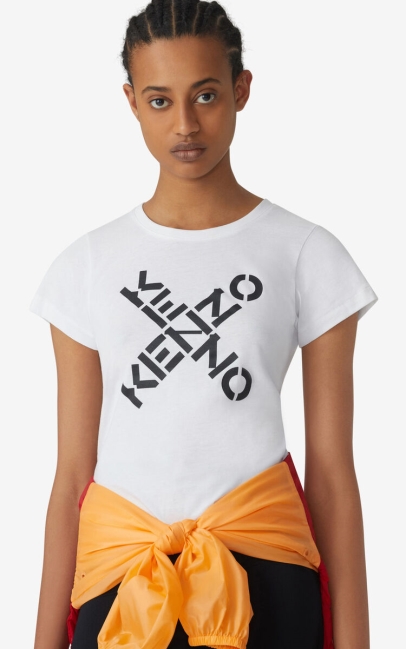 Kenzo Women Kenzo Sport 'big X' T-shirt White